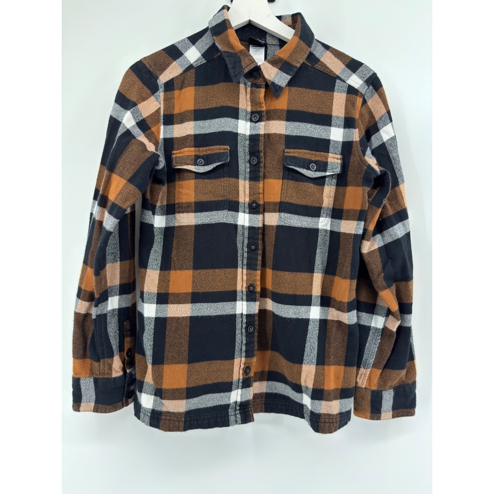 Patagonia Organic Cotton Plaid Flannel Button Down Womens 4
